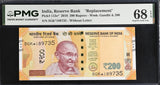 India 200 Rupees 2018 P 113 e* Replacement Superb Gem UNC PMG 68 EPQ TOP POP