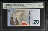 Poland 20 Zlotych 2024 Commemorative 80th P 198 a Gem UNC PMG 66 EPQ