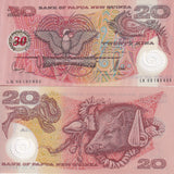 Papua New Guinea 20 Kina 2003 P 27 30th Commemorative UNC