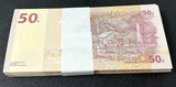 Congo 50 Francs 2022 P 97B New Sign UNC LOT 100 PCS 1 Bundle