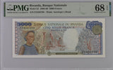 Rwanda 5000 Francs 1988 P 22 Superb Gem UNC PMG 68 EPQ