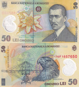 Romania 50 Lei 2005/2017 P 120 g Polymer UNC