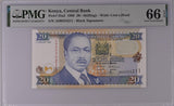 Kenya 20 Shillings 1996 P 35 a2 Gem UNC PMG 66 EPQ