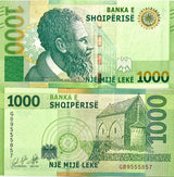 Albania 1000 Leke 2019/2021 P 78 UNC