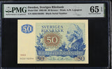 Sweden 50 Kronor 1989 P 53 d Gem UNC PMG 65 EPQ