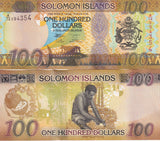 Solomon Islands 100 Dollars 2023 P 36 d UNC