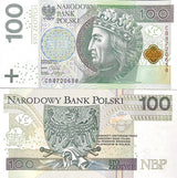 Poland 100 Zlotych 2012 P 186 a UNC