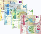 CURACAO & St MAARTEN Set 4 UNC 10 20 50 100 Gulden 2025 P 1 2 3 4 Anglefish