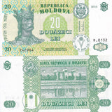Moldova 20 Lei 2010 P 13 i UNC