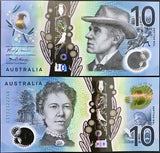 Australia 10 Dollars 2017 P 63 Polymer UNC , Mary Gilmore