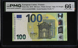 Euro 100 Euro France 2019 P 24 u Prefix Gem UNC PMG 66 EPQ ,WTM Europa