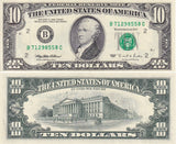 United States 10 Dollars USA 1995 P 499 New York NY "B" UNC