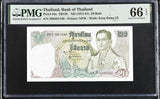 Thailand 20 Baht ND 1971-1981 P 84 Sign 52 Gem UNC PMG 66 EPQ