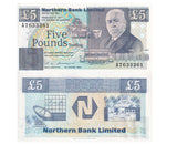 Northern Ireland 5 Pound 1990 P 193 UNC