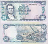 Jamaica 10 Dollars 1994 P 71 e UNC