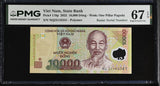 Vietnam 10000 Dong 2023 P 119 p RADAR 143-341 Superb Gem UNC PMG 67 EPQ