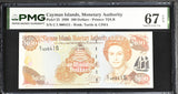 Cayman Islands 100 Dollar 1998 P 25 Superb Gem UNC PMG 67 EPQ