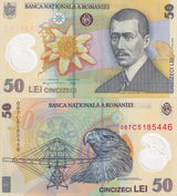 Romania 50 Lei 2005/2008 P 120 d Polymer UNC