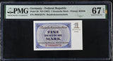 Germany Federal Republic 1 Deutsche Mark ND 1967 P 28 Superb Gem UNC PMG 67 EPQ
