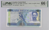 Gambia 25 Dalasis ND 1996 P 18 a Gem UNC PMG 66 EPQ