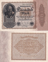 Germany 1000 Mark 1922 P 82 a AUnc