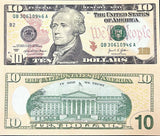 United States 10 Dollars USA 2021 P 552 B New York NY UNC