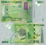 Uganda 5000 Shillings 2010 P 51 UNC
