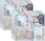 Venezuela 200 Bolivares 2018 P 107 UNC Lot 20 Pcs