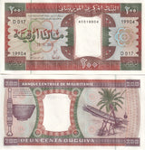 Mauritania 200 Ouguiya 2002 P 5 UNC