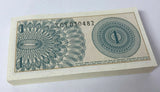 Indonesia 1 Sen 1964 P 90 UNC LOT 100 PCS 1 BUNDLE