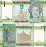 Jersey 1 Pound ND 2018 QE II P 32 b UNC