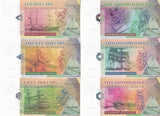 Nimrod Islands Set 6 10 20 50 100 200 500 Dollars 2018 Ababeel Parrot Fantasy