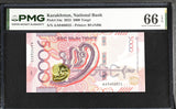 Kazakhstan 5000 Tenge 2023 P 54 a Gem UNC PMG 66 EPQ