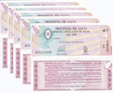 Argentina 1 Austral 1987 P S2612e UNC LOT 5 PCS