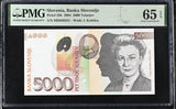 Slovenia 5000 Tolajev 2004 P 33 b Gem UNC PMG 65 EPQ