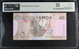 Samoa 60 Tala 2023 P 46 a 60th Commemorative # 5670 Superb Gem UNC PMG 69 EPQ
