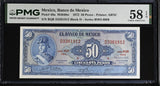 Mexico 50 Pesos 1972 P 49 u Choice About UNC PMG 58 EPQ
