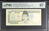 Indonesia 20000 Rupiah 1998 P 138 a Superb Gem UNC PMG 67 EPQ