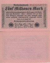 Germany 5 Millionen Mark 1923 P 105 UNC
