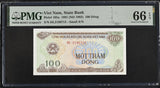Vietnam 100 Dong 1991 ND 1992 P 105 a Gem UNC PMG 66 EPQ