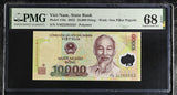 Vietnam 10000 Dong 2022 Polymer P 119 o Superb Gem UNC PMG 68 EPQ