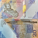 POLAND 20 Zlotych 2025 P 199 NEW Commemorative 1000th First King UNC With Folder