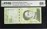 Venezuela 50 Digitales Bolivares 2021 P 118 a Superb Gem UNC PMG 68 EPQ TOP POP