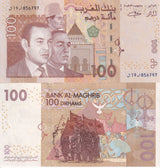 Morocco 100 Dirhams 2002 P 70 UNC
