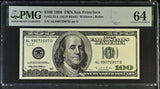 United States 100 Dollars USA 1996 P 503 San Francisco Choice UNC PMG 64