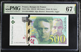 France 500 Francs 1994 P 160 a Superb Gem UNC PMG 67 EPQ