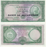 Mozambique 100 Escudos 1961 P 117 UNC