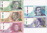 Peru Set 5 UNC 10 20 50 100 200 Soles 2019/2021/ 2023 P 196 197 198 199 200