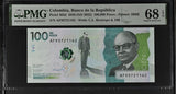 Colombia 100000 Pesos 2020 ND 2022 P 463 d Superb Gem UNC PMG 68 EPQ TOP POP