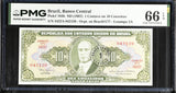 Brazil 1 Centavo on 10 Cruzeiros ND 1967 P 183 b Gem UNC PMG 66 EPQ